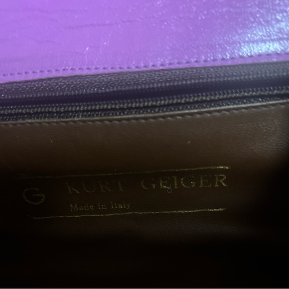 Kurt Geiger Purple Crossbody Bag - Picture 4 of 10